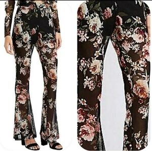 •charlotte russe Floral Sheet Pants